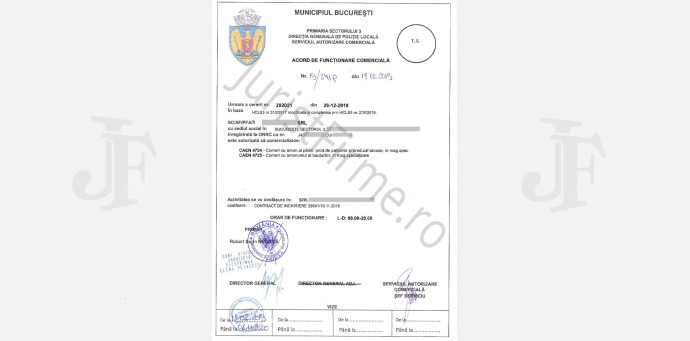 Acord de Functionare Sector 3