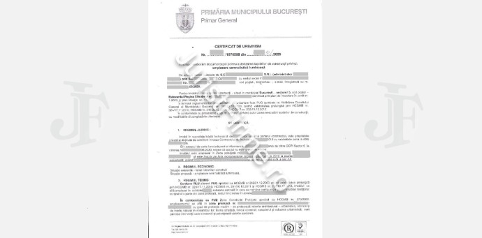 Certificat de Urbanism